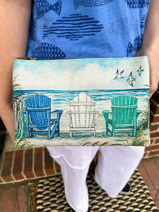 Watercolor Adirondack Crossbody Bag