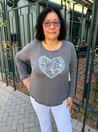 Escape by Habitat Volcano Heart Perfect Layer Cotton Tee