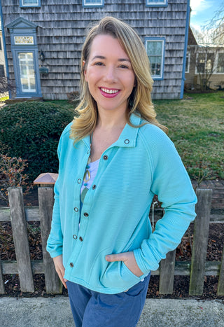 Escape by Habitat Ottoman Mint French Terry Jacket