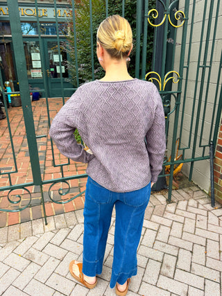 Escape by Habitat Mid Wash Pull-On Knit Denim Cropped Jean