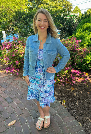 Tango Mango Purple Ocean Cha Cha Dress