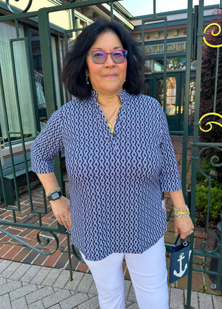 Lulu B Harbor Rope Button Tunic