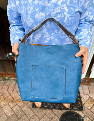 Joy Susan Classic Hobo Handbag Cerulean