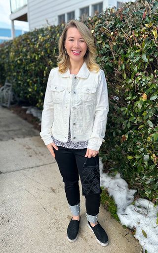 Lulu B Cream Velore Jacket