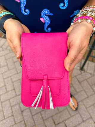 Harper Crossbody Bag Fuscia