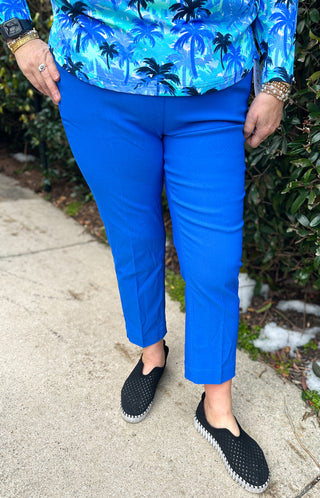 Bangladine by Lulu B Deep Sea Contemporary Capris