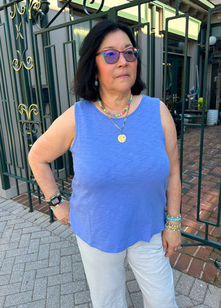 Aqua and Blue Earrings