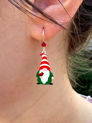 Sienna Sky Cardinal Gnome Earrings