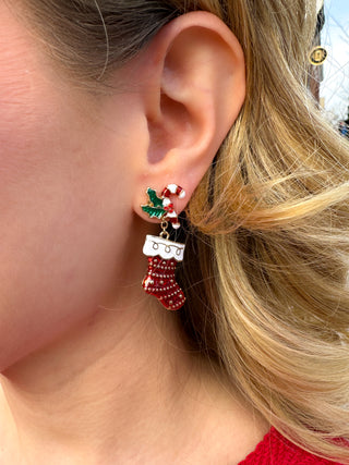 Christmas Stocking Earrings