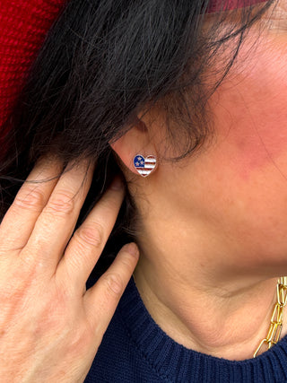 Heart Flag Earrings