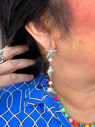 Silver Shells Earrings