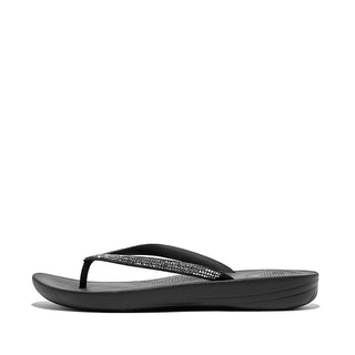FitFlops iQushion Black Sparkle Sandals