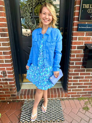 Lulu B Blue Snake Cha Cha Dress Lulu B Blue Snake Cha Cha Dress