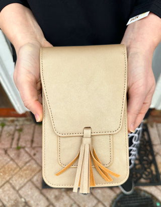 Harper Crossbody Bag Gold Shimmer