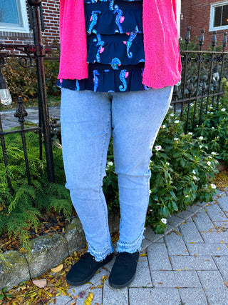 EverStretch Skinny Ankle Light Denim