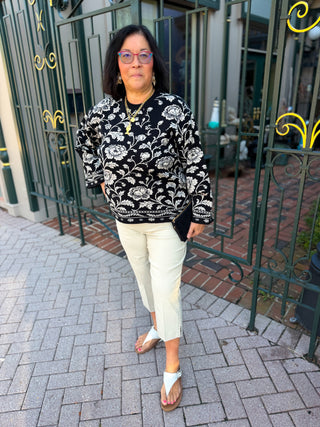 Bangladine by Lulu B Stone Rhinestone Capri