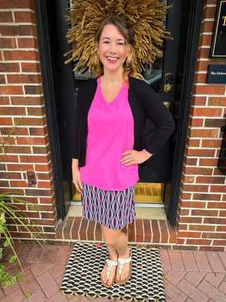 Lulu B Neutral Dot 2 Pocket Skort