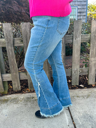 EverStretch Bambu Soft Flare with Crossover Fringe