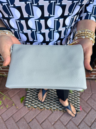 RILEY BAG SHINY GREY