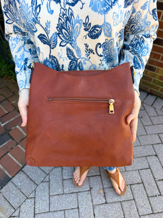 Emma Vegan Crossbody - Brown