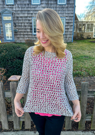 Escape by Habitat Gray Easy Knit Pullover