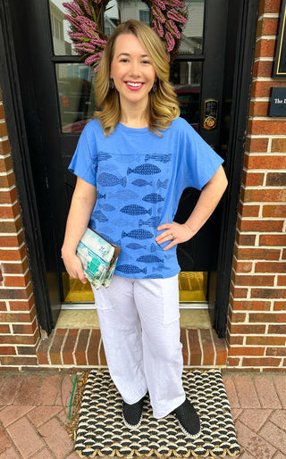 Escape by Habitat White Cotton Pocket Flood Pant