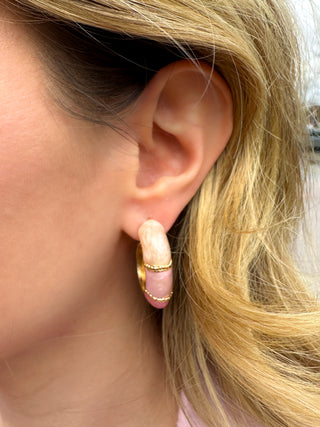 Ombre Marble Earrings