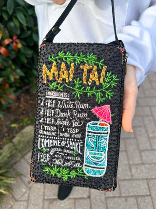 Mai Tai Beaded Club Bag