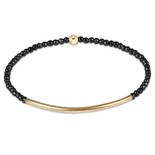 enewton bliss bar gold 2mm faceted hematite bracelet