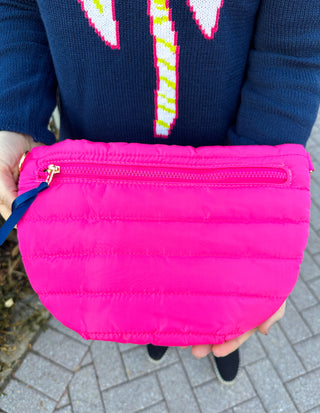 Jolie Puffer Belt Bag Hot Pink