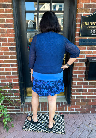 Lulu B Navy Lightweight Cardigan