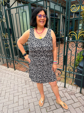 Lulu B Giraffe Cha Cha Dress