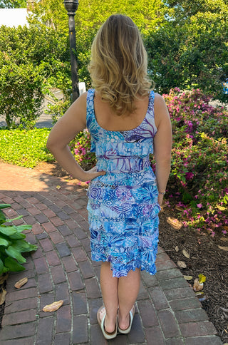 Tango Mango Purple Ocean Cha Cha Dress