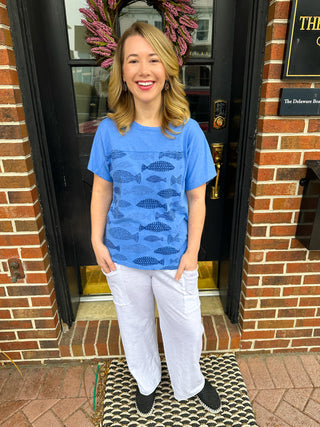 Escape by Habitat White Cotton Pocket Flood Pant