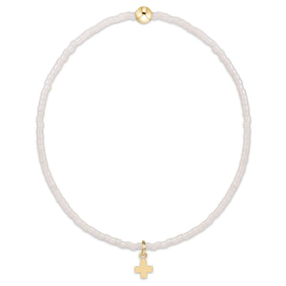 enewton hope classic bracelet milkshake signature cross small gold charm