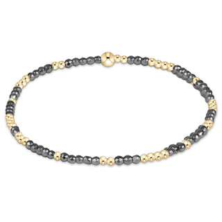 enewton hope unwritten silver faceted hematite 2mm bracelet