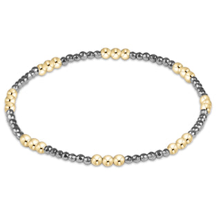 enewton joy silver faceted hematite 2mm bracelet