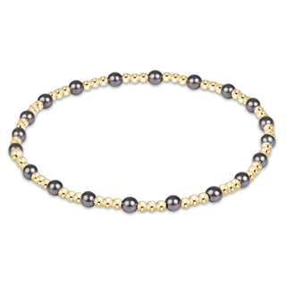 enewton sincerity pearl dark grey 3mm bracelet