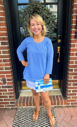 Bangladine by Lulu B White Scallop Skort