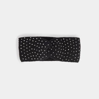Black Winter Glam Headband