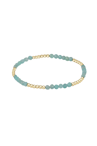 Enewton Blissful Pattern 2.5mm Bead Bracelet - Amazonite