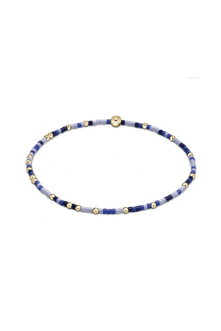 ENewton Classic Hope Unwritten 2mm Bead Bracelet-Blue Plate