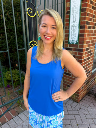 Lulu B Blue Tank