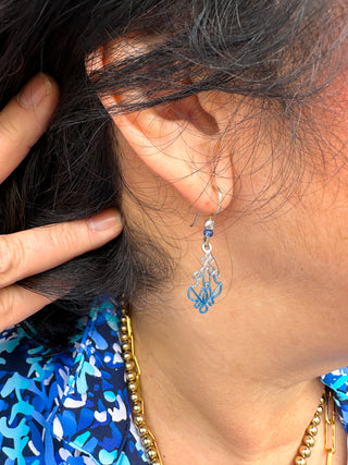 Adajio Blue Antique Earrings