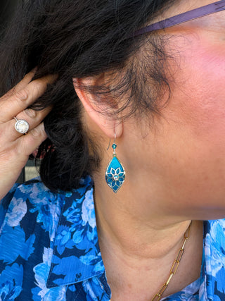 Adajio Turquoise Flower Earrings
