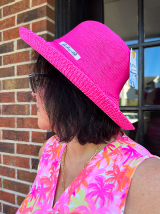 Lulu B Hot Pink Sun Hat