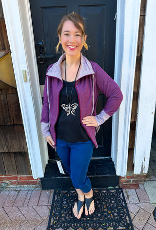 Lulu B Dark Pull-On Stretch Jean Capris