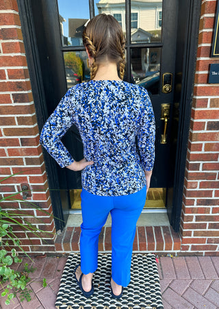 Lulu B Bangladine Blue Scallop Capri