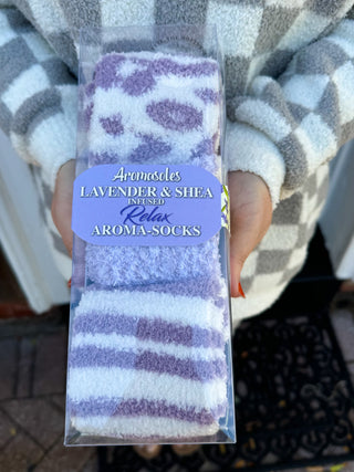 Lavender Infused Aroma Socks 3 Piece Gift Set