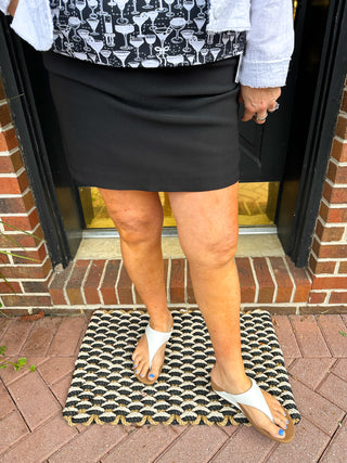 Bangladine by Lulu B Black Skort